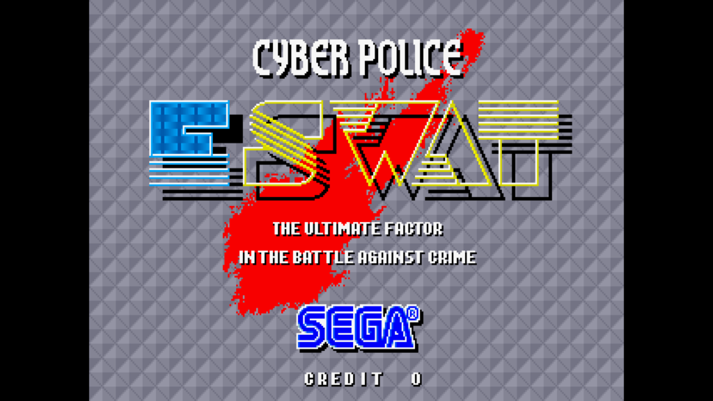 E-SWAT Cyber Police Title Screen