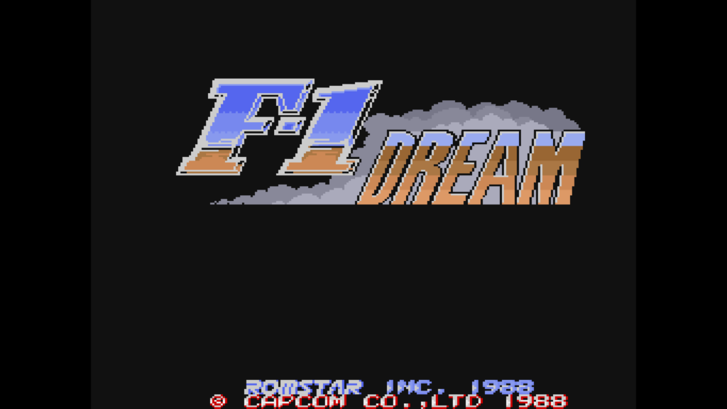 F-1 Dream title scren