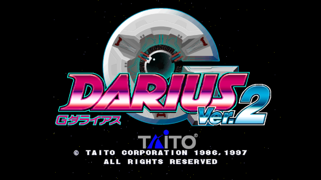 G-Darius Ver. 2 Title screen