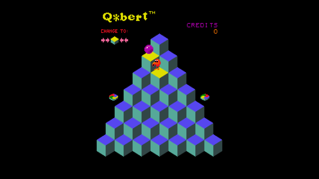 Mello Yello Q*Bert ingame