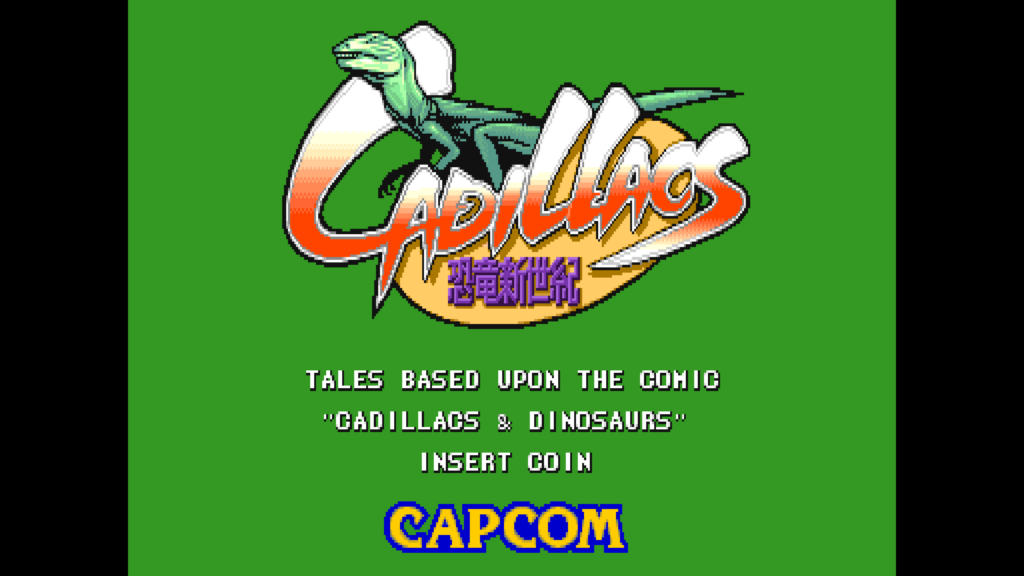 Cadillacs Kyouryuu Shin Seiki title screen