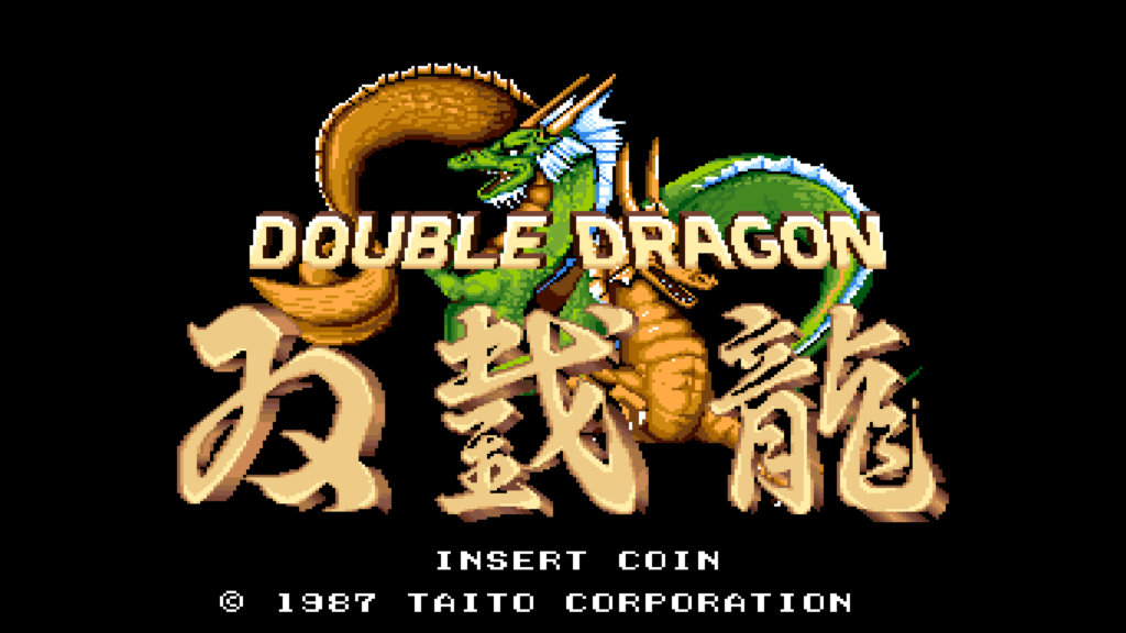 Double Dragon title screen