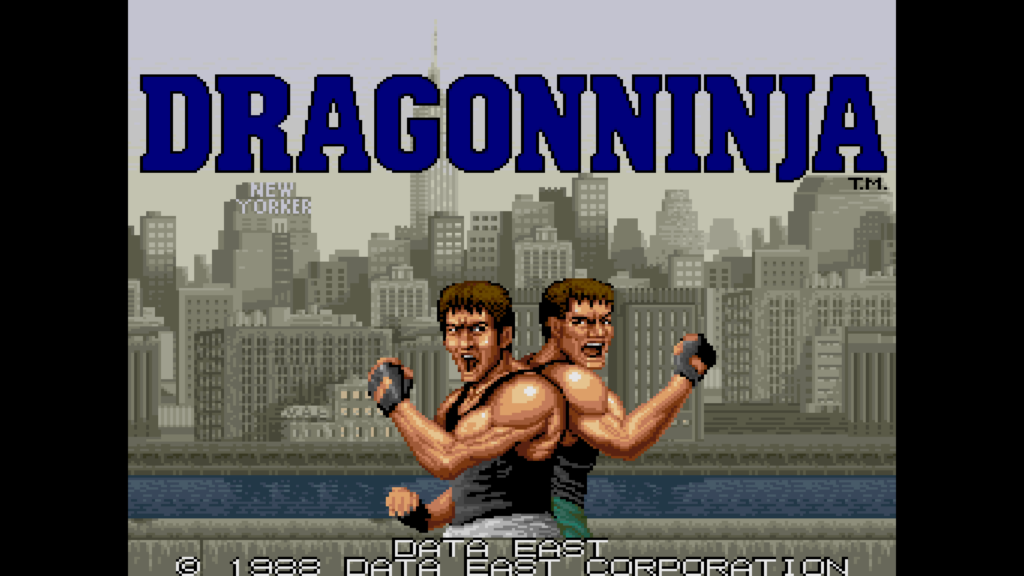 Dragonninja title screen