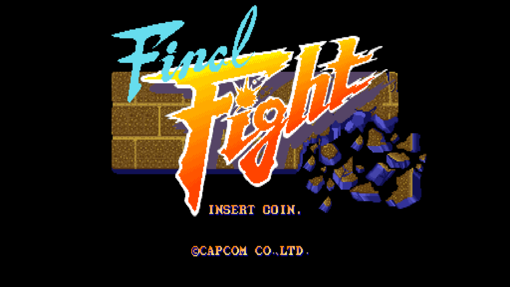 Final Fight title screen