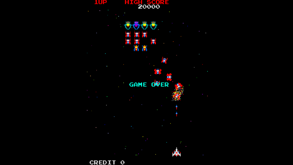 Galaga ingame