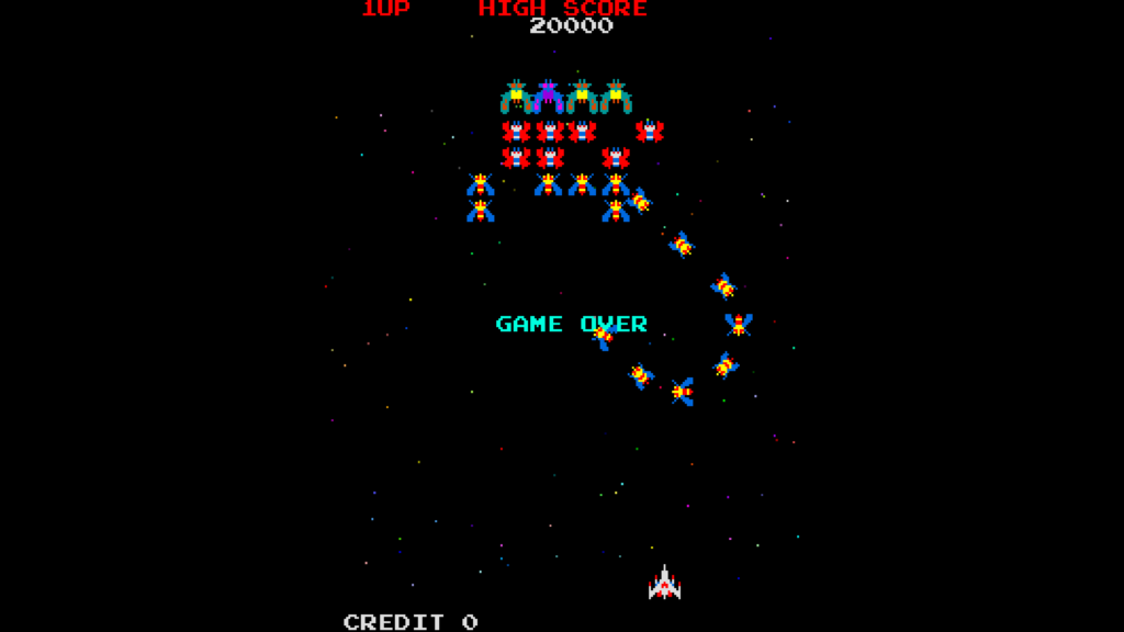 Galaga ingame