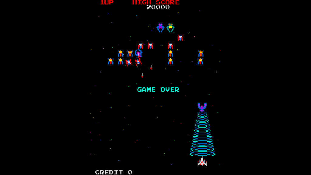 Galaga ingame