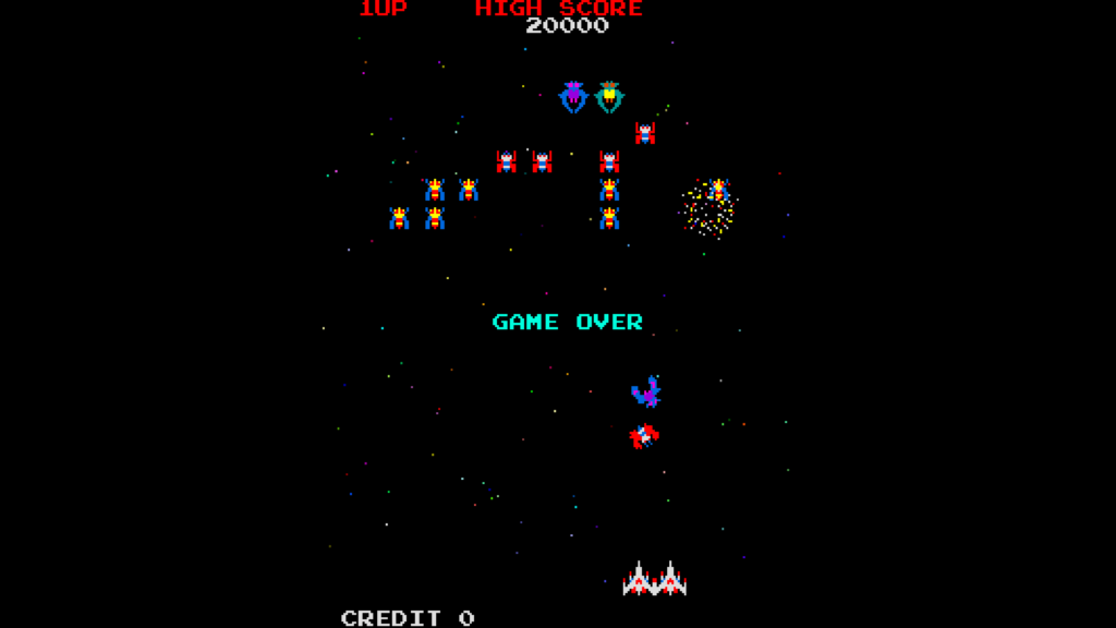 Galaga ingame