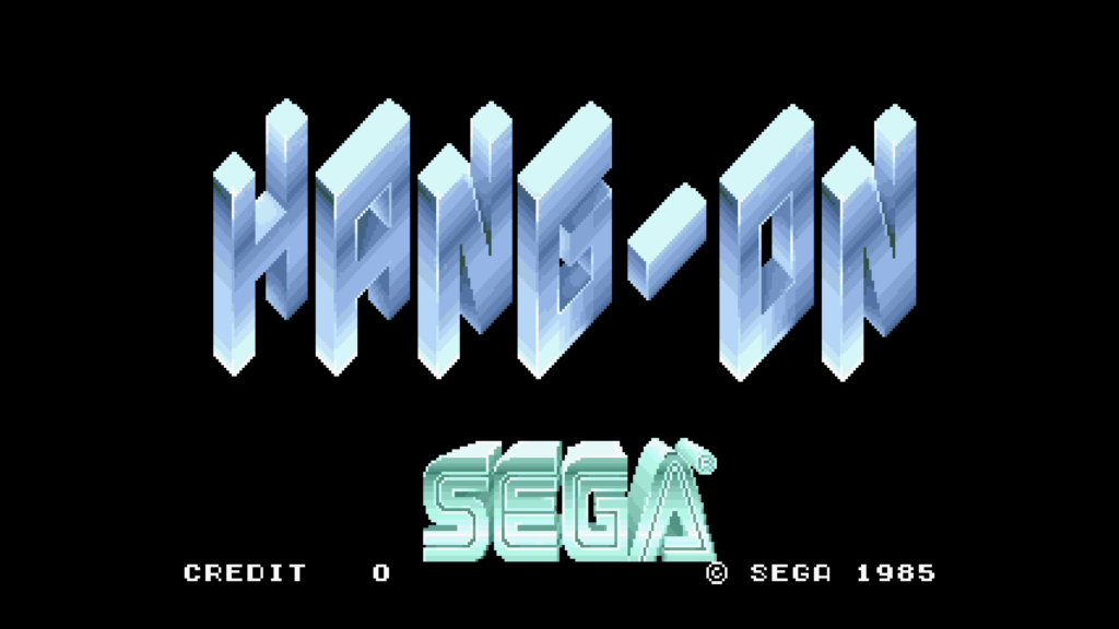 Hang-On title screen